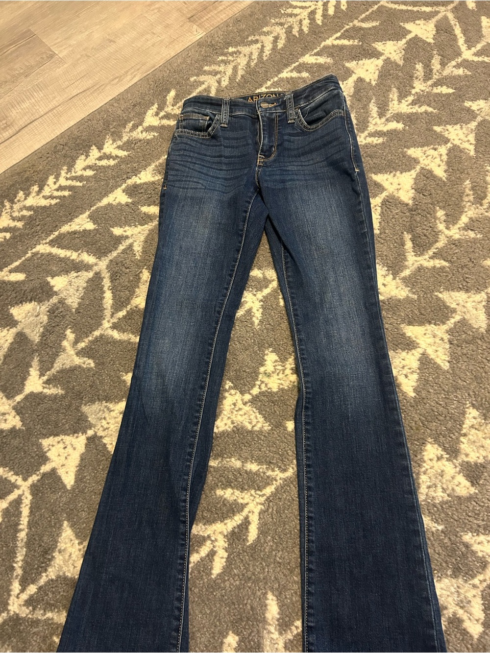 Arizona Jean Company Women's Dark Indigo Bootcut Jeans